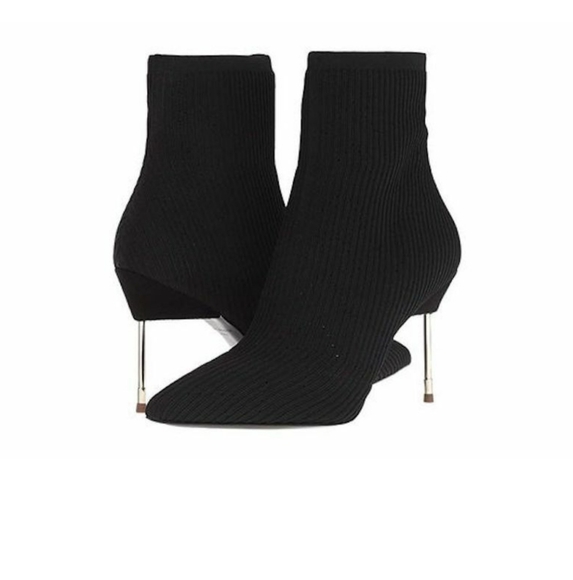 NEW Kurt Geiger London Barbican Black Sock Boot - Picture 3 of 8